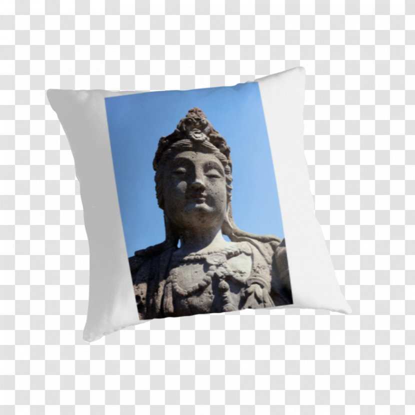 Throw Pillows Cushion - Textile - Stone Statue Transparent PNG
