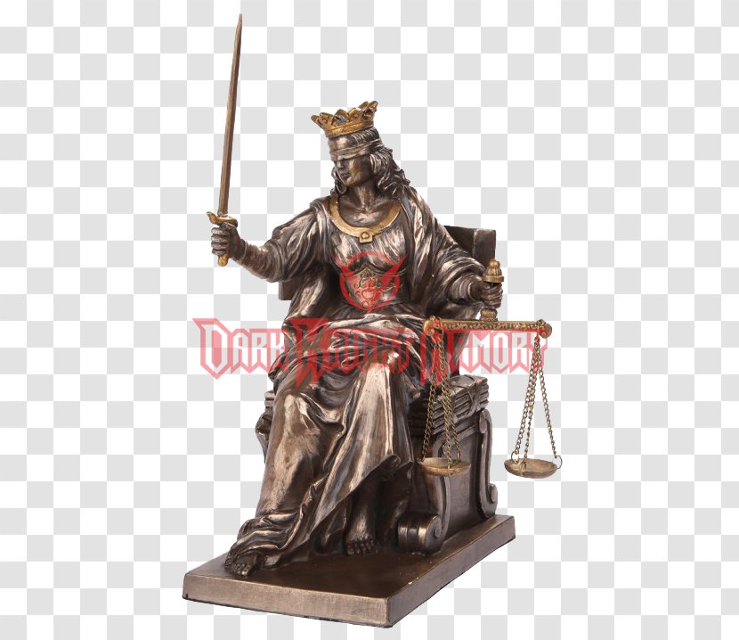 Statue Lady Justice Bronze Sculpture Transparent PNG