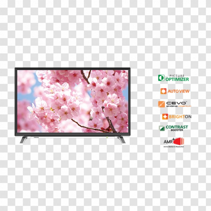 Smart TV Toshiba LED-backlit LCD 1080p Television - Highdefinition - Led Tv Transparent PNG