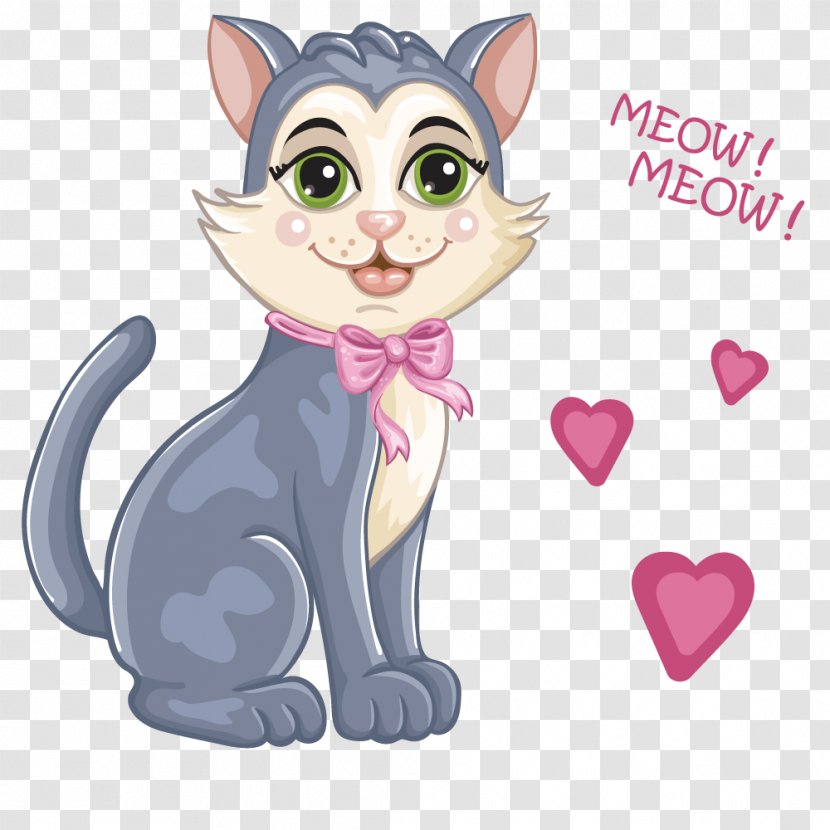 Photography Royalty-free Illustration - Cartoon - Stock Vector Valentine Cat Transparent PNG