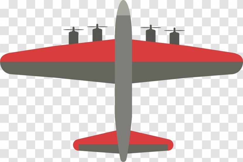 Airplane Military Aircraft Second World War - Aerial Refueling - Red Transparent PNG