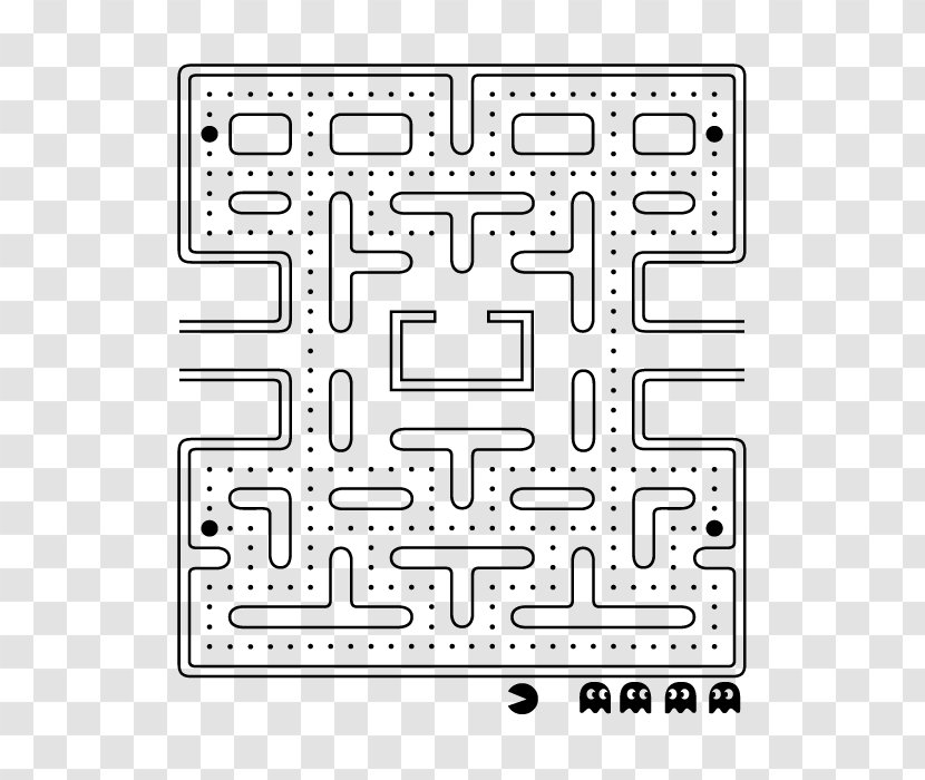 Pac-Man Party Ms. Maze Madness Video Game - Sticker - Wood Floors Transparent PNG