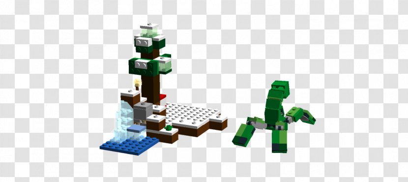Minecraft Lego Ideas Creeper Toy Block - Snow Transparent PNG