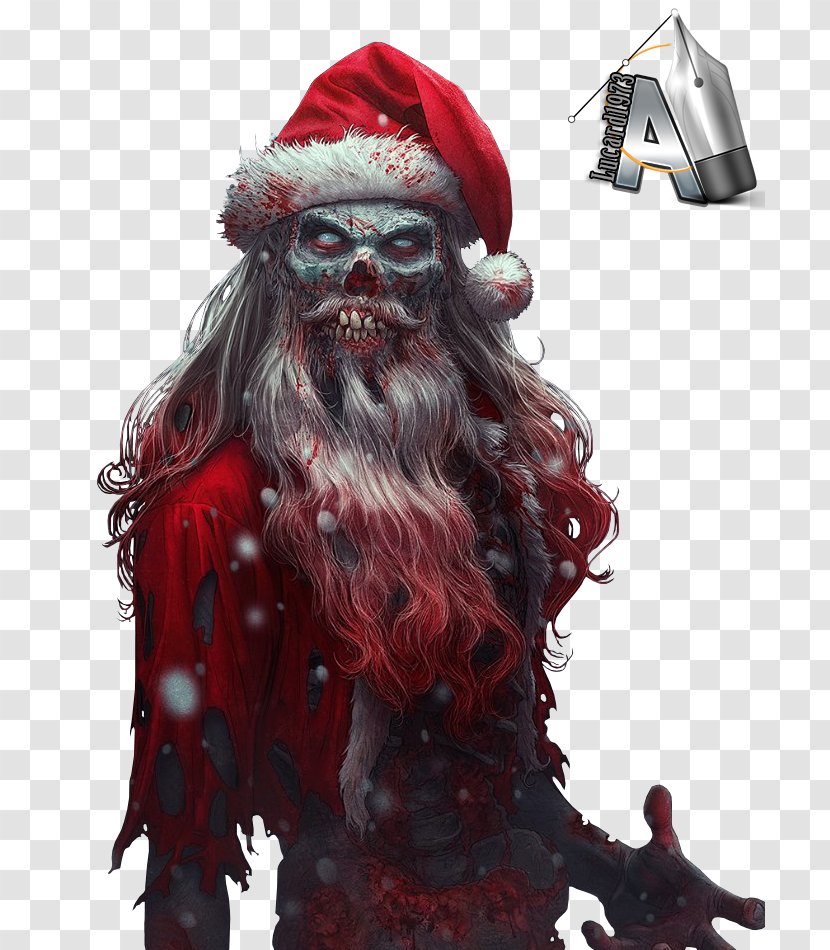 Santa Claus Christmas Evil Rudolph Transparent PNG