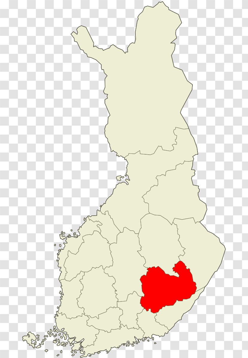 Sub-regions Of Finland Ostrobothnia South Karelia Kiiminki Oulu Province - Subregions Transparent PNG