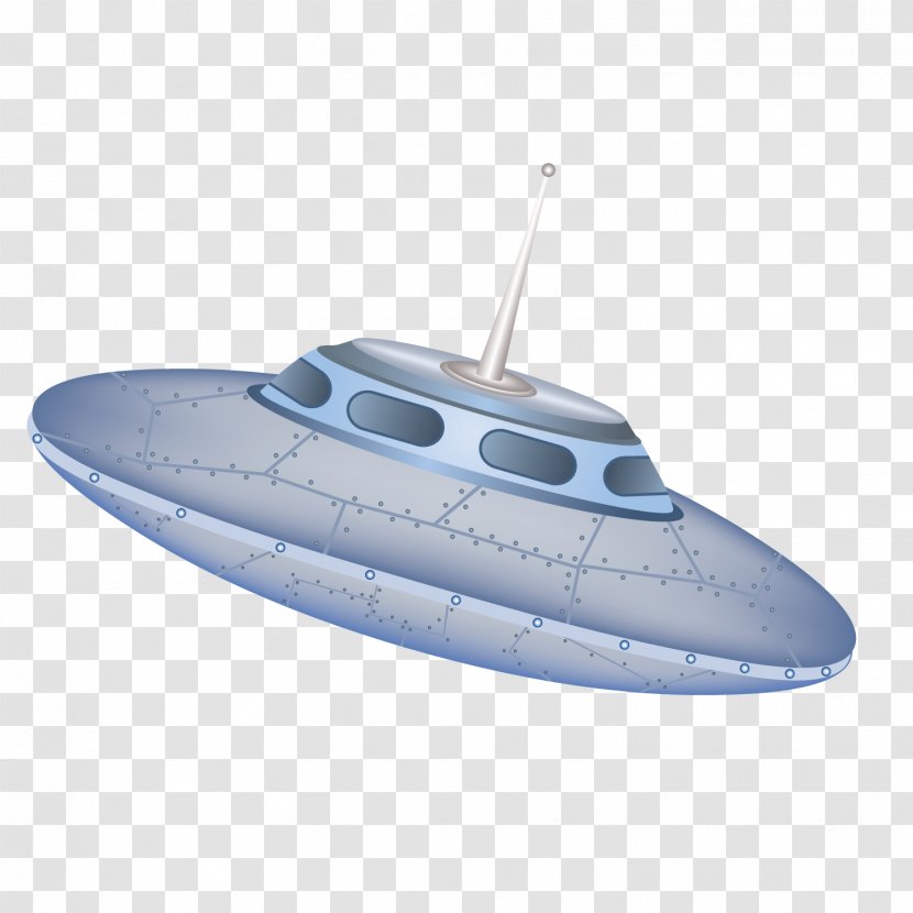Cartoon Alien Unidentified Flying Object Spacecraft - Boat - UFO Transparent PNG