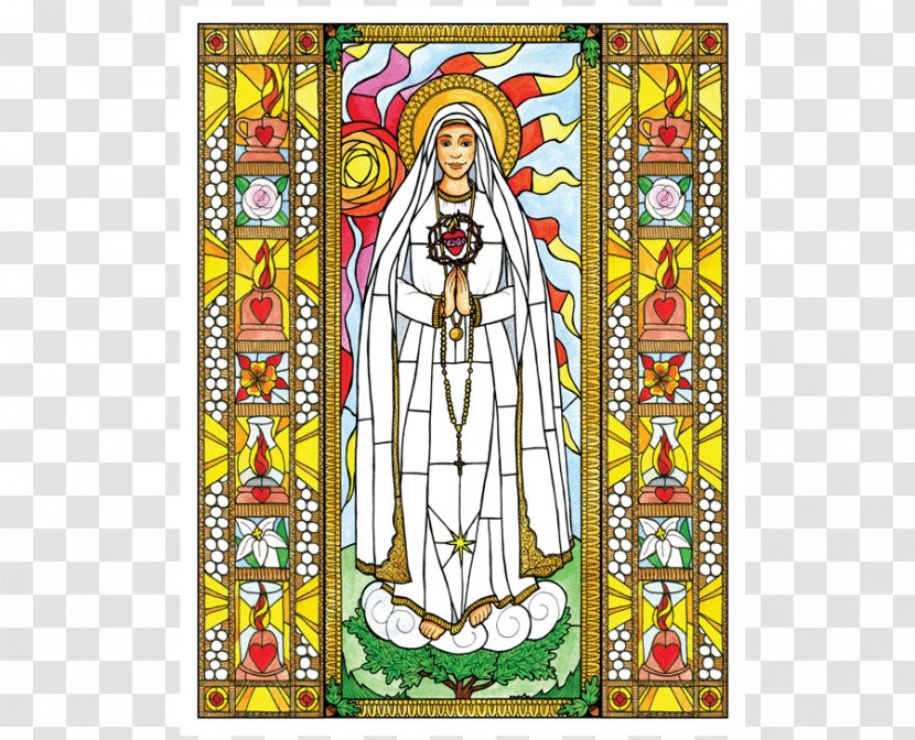 Our Lady Of Fátima Sanctuary Immaculate Conception Mary Untier Knots Art - Holy Card - Fatima Transparent PNG