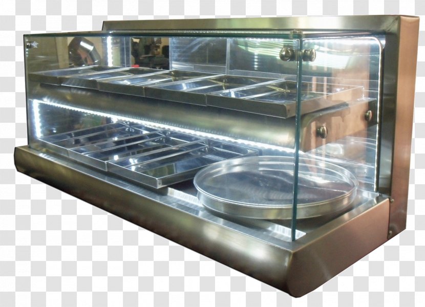 Pizza Greenhouse Glass Stainless Steel Display Case - Salgado Transparent PNG