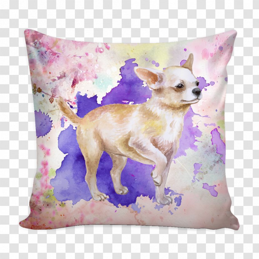 Dog Breed Throw Pillows Chihuahua Cushion - Carnivoran - Pillow Transparent PNG