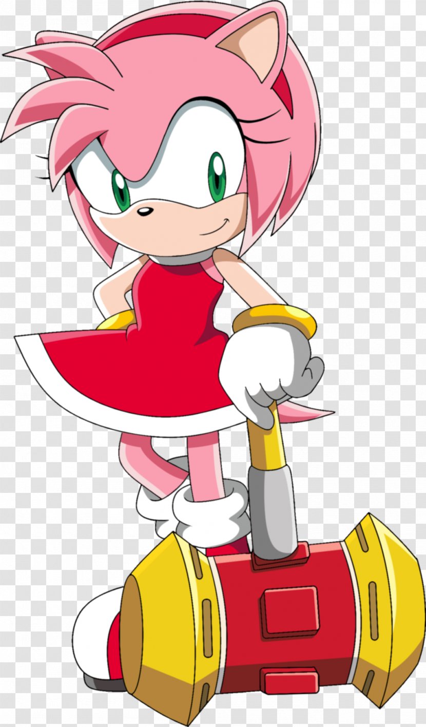 Amy Rose Sonic The Hedgehog & Sega All-Stars Racing Mania CD - Cartoon - Hey Transparent PNG