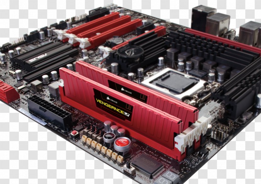 Graphics Cards & Video Adapters Motherboard DDR3 SDRAM Computer Data Storage Corsair Components - System Cooling Parts - Ddr Sdram Transparent PNG