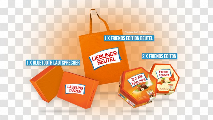 Graphic Design Ferrero-Küsschen Label - Orange Transparent PNG