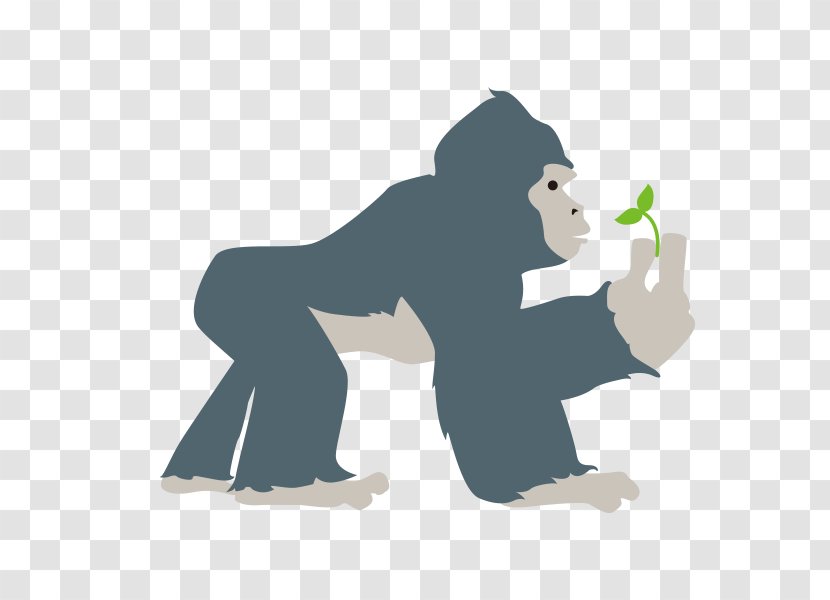 Western Gorilla Orangutan Illustration - Animal - Hands Sapling Transparent PNG