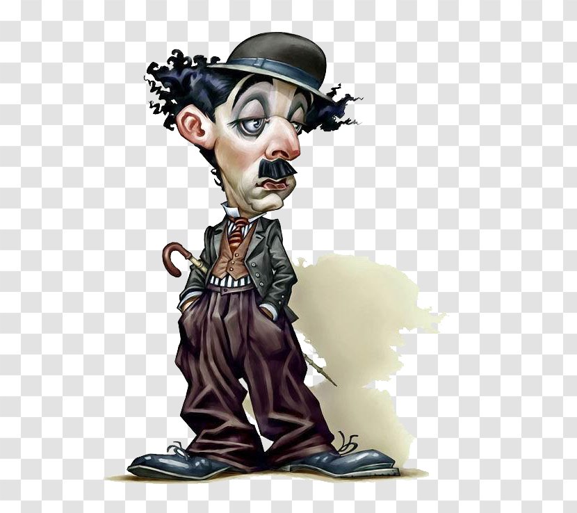 Mary Darly The Tramp Caricature Film - Director - Hand Painted Chaplin Transparent PNG