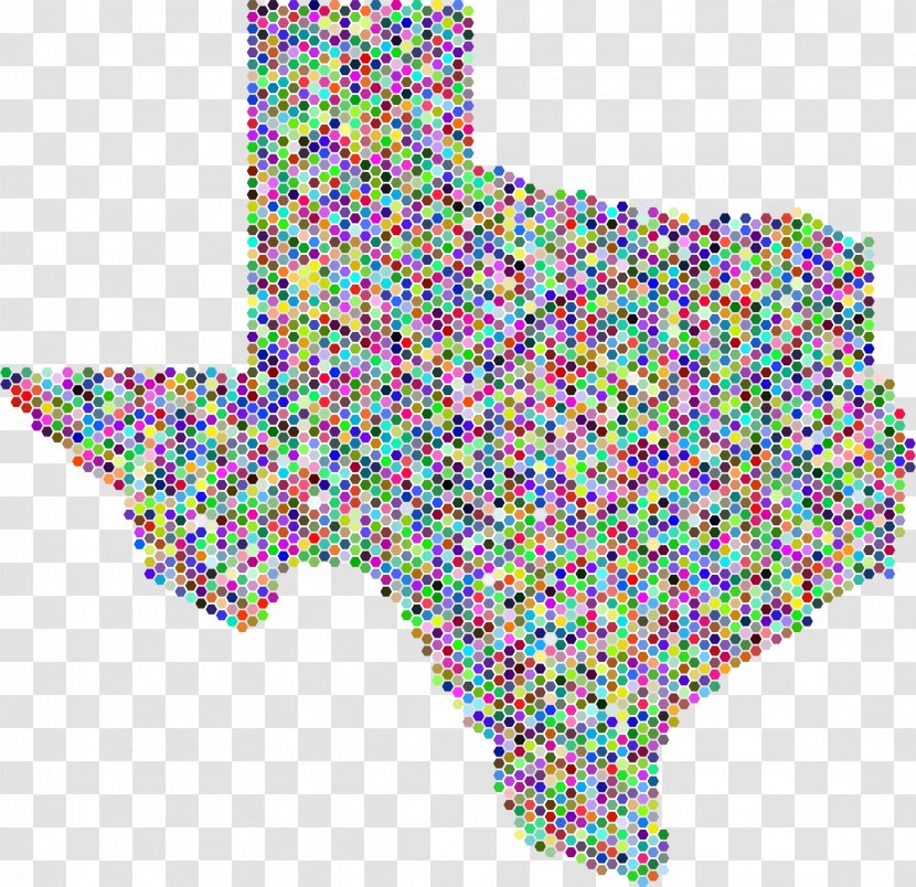 Flag Of Texas - Mosaic Transparent PNG