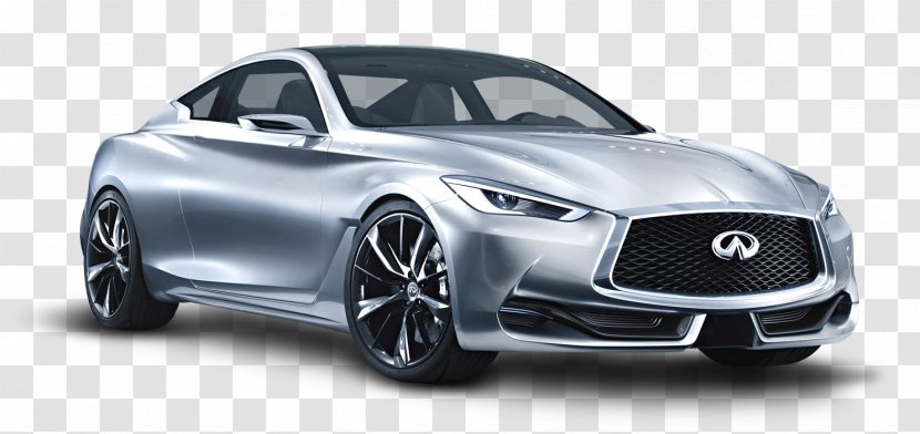 2018 INFINITI Q60 North American International Auto Show Infiniti EX QX - Sedan - Silver Car Transparent PNG