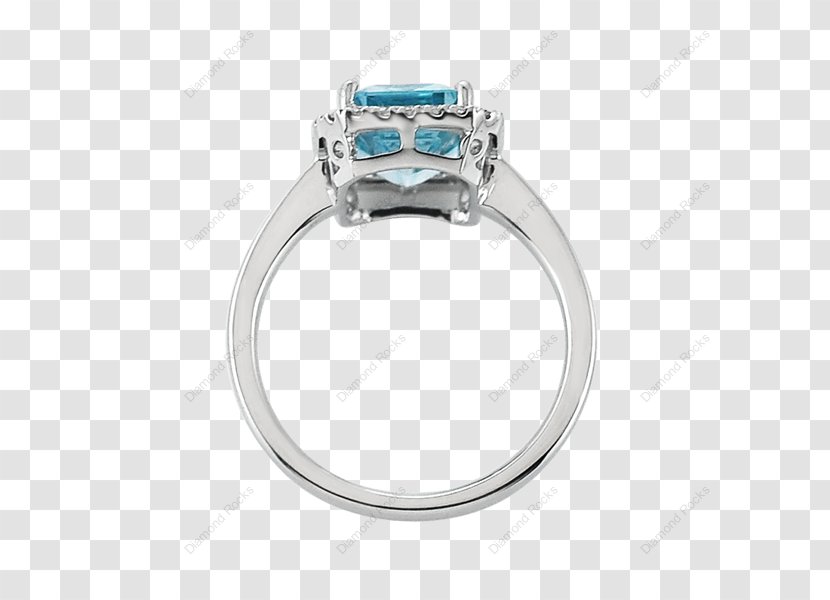 Ring Sapphire Silver Product Design Body Jewellery - Jewelry - Aquamarine Diamond Transparent PNG