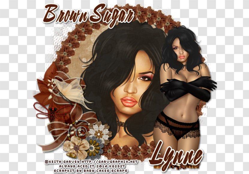 Album Cover Black Hair Poster - Long - Brown Sugar Transparent PNG