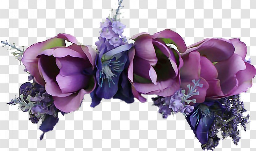 Cut Flowers Flower Bouquet Artificial Blue - Floral Design Transparent PNG