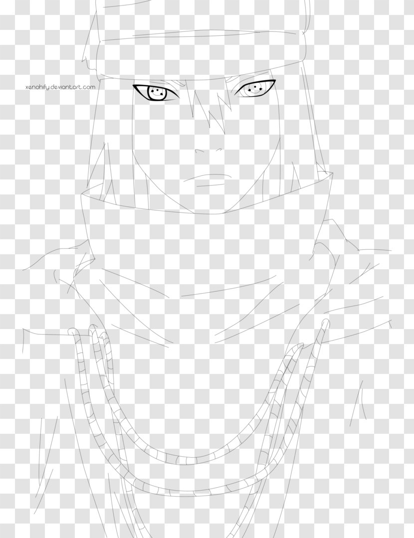 Sasuke Uchiha Drawing DeviantArt Sketch - Heart - Tree Transparent PNG