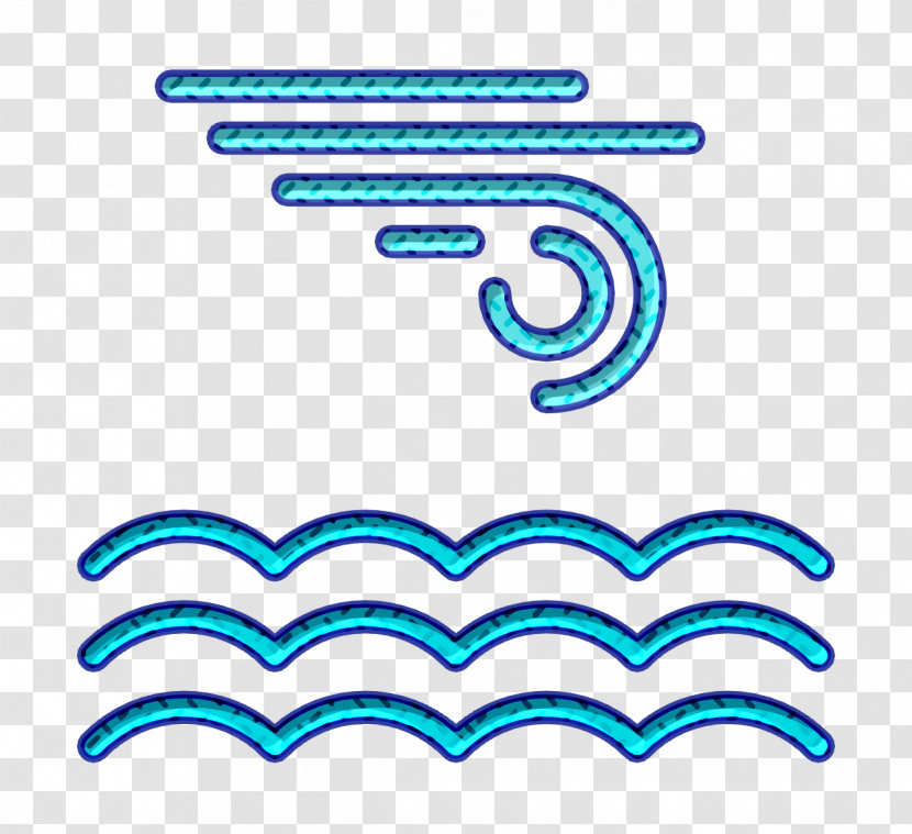 Wave Icon Weather Set Icon Calm Icon Transparent PNG