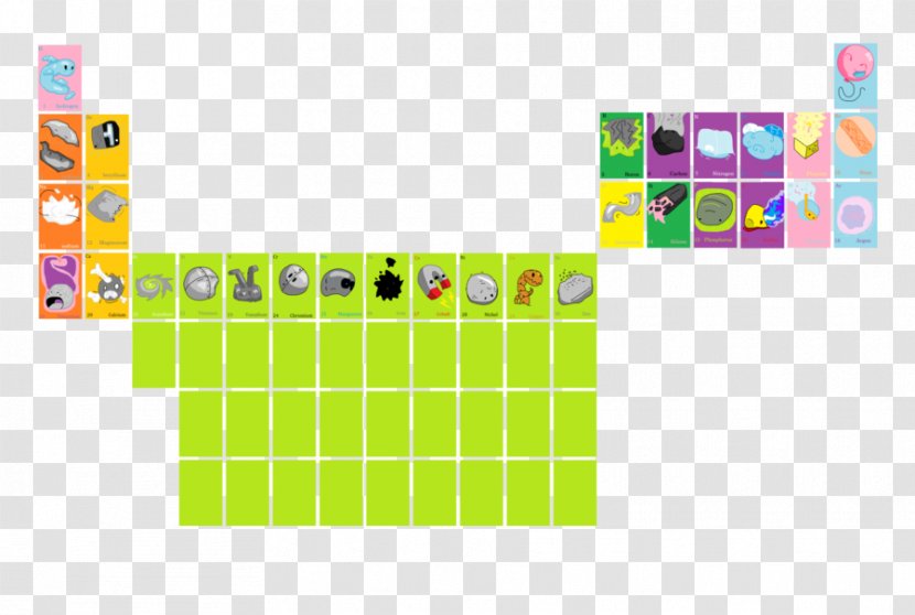 Periodic Table Chemical Element Chemistry Drawing - Art - Of Elements Transparent PNG