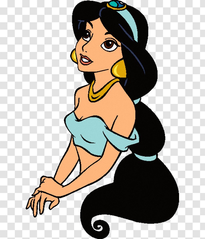 Princess Jasmine Aladdin Clip Art Disney - Cartoon Transparent PNG