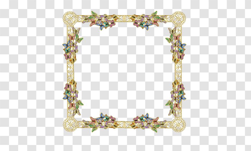 Picture Frames Easter Ornament - Frame - Butterfly Transparent PNG