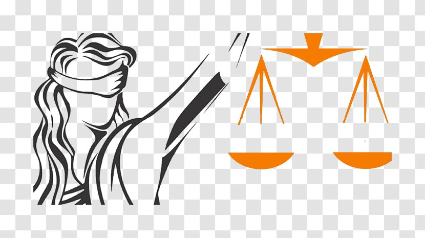 Lady Justice Image Measuring Scales Symbol - Frame - Vector Transparent PNG