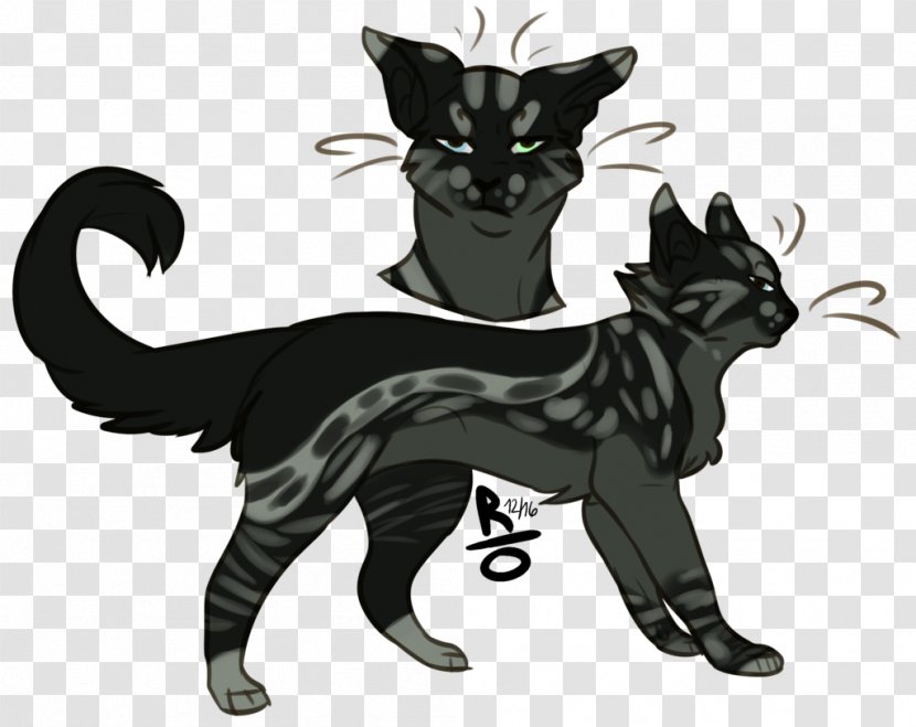 Whiskers Kitten Black Cat Dog - Fictional Character Transparent PNG