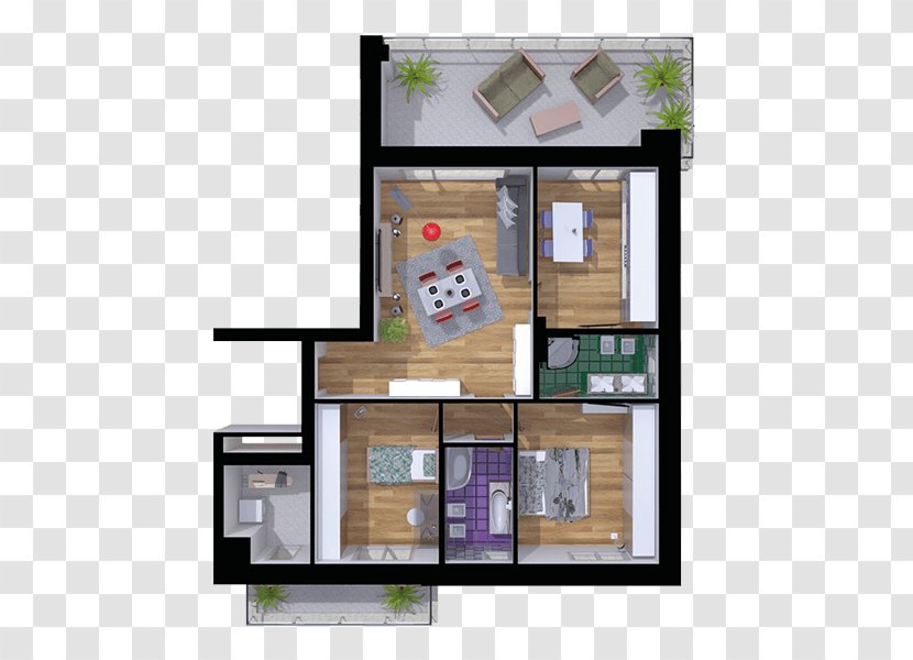 House Apartment Floor Plan Planimetrics Appartamenti Easy Transparent PNG