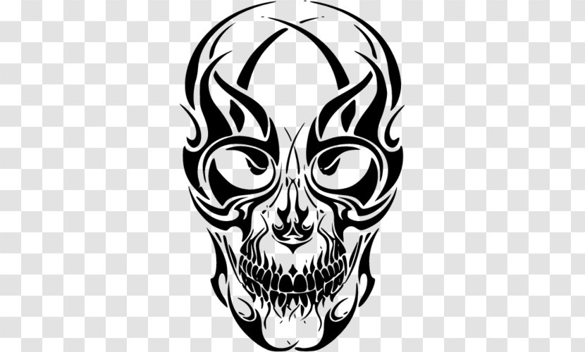Sleeve Tattoo Skull Drawing - Airbrush Transparent PNG