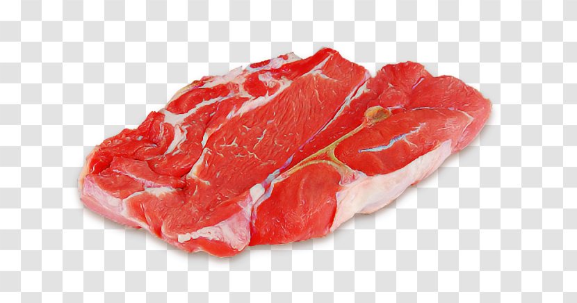 Food Animal Fat Red Meat Veal - Back Bacon Bayonne Ham Transparent PNG