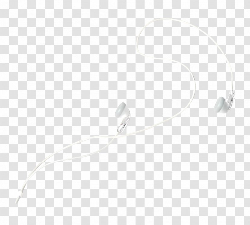 Line Black And White Point Angle - Rectangle - Headphones Transparent PNG