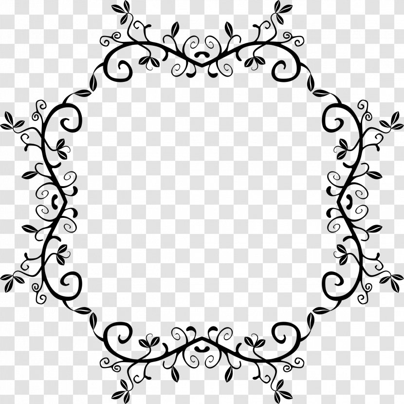 Floral Design Line Art Clip Transparent PNG