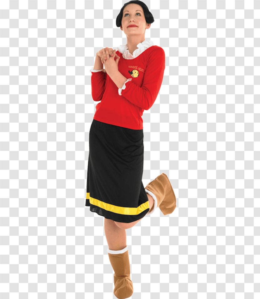 Olive Oyl Popeye Bluto Costume Party - Clothing - Top Transparent PNG