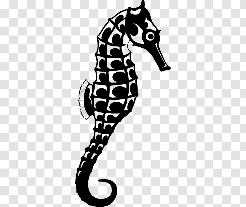 Seahorse Animal Phonograph Record White Orange - Mar Transparent PNG