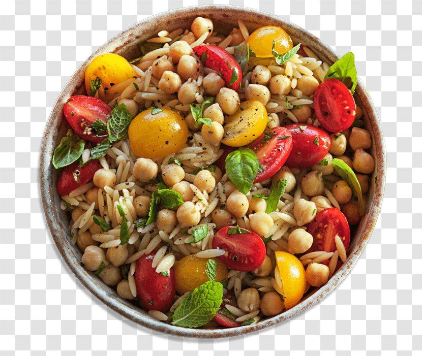 Bean Salad Pasta Vinaigrette Spinach Fruit - Vegetarian Food Transparent PNG