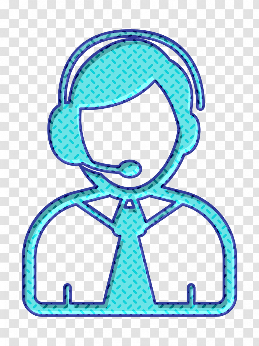 Employees Icon Operator Icon Telephone Operator Icon Transparent PNG