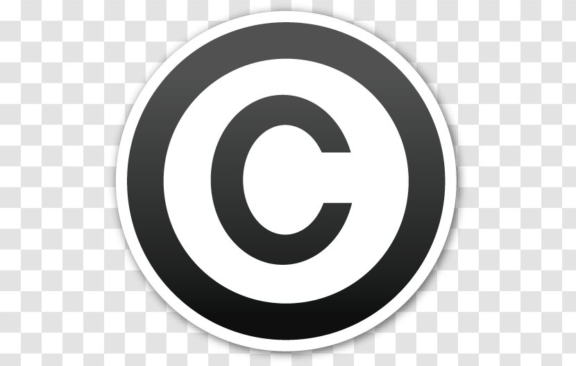 Copyright Symbol Emoji Sticker - Brand Transparent PNG
