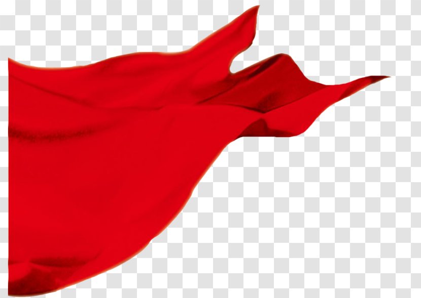 Red Textile Ribbon - Flag Transparent PNG