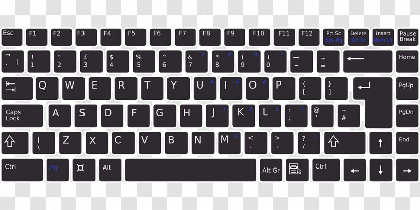 Computer Keyboard Laptop Protector Tablet Computers - Pc Transparent PNG