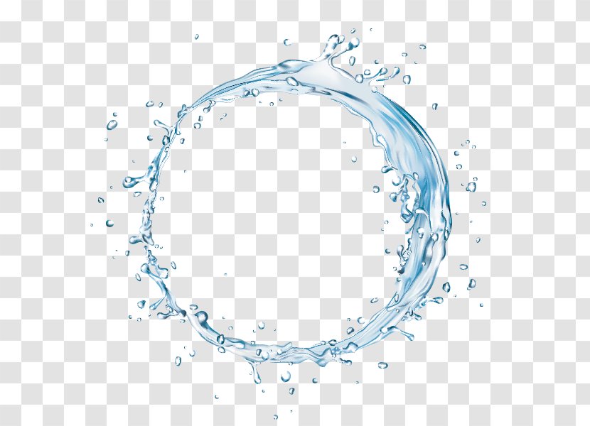 Circle Royalty-free Water Drop - Liquid Bubble Transparent PNG