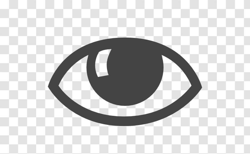 Eye - Black And White - Logo Transparent PNG