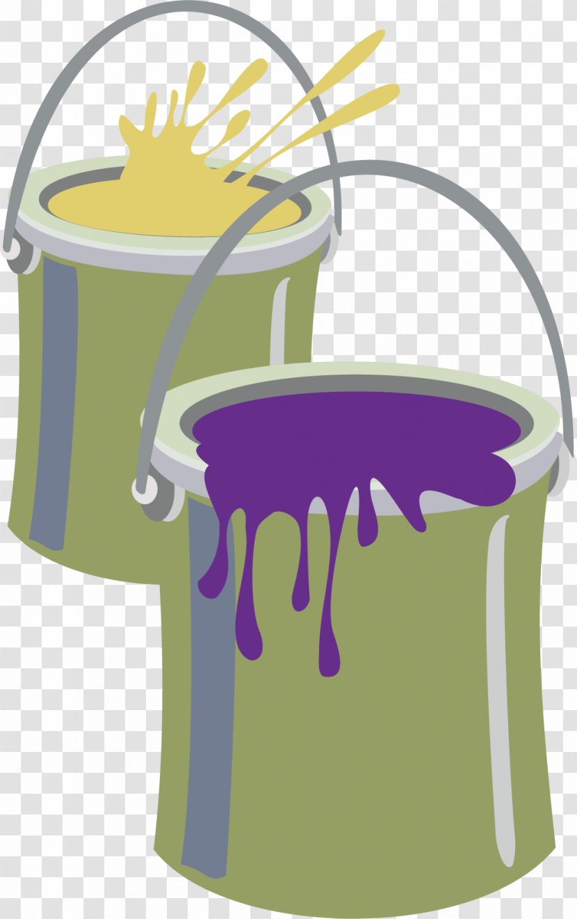 Microsoft Paint Clip Art - Vexel - Bucket Vector Material Transparent PNG