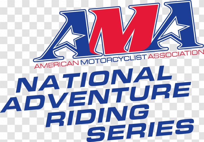Logo American Motorcyclist Association Decal Riding Series - Text Transparent PNG