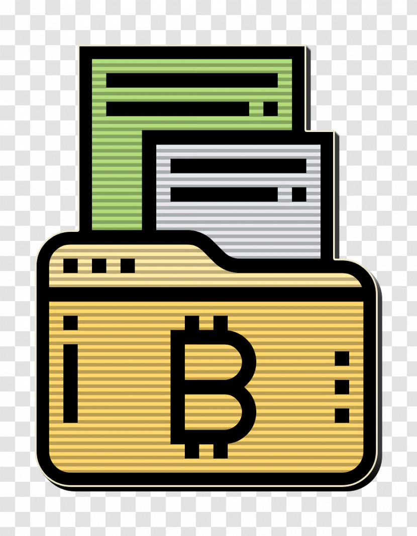 Blockchain Icon Folder Icon Bitcoin Icon Transparent PNG