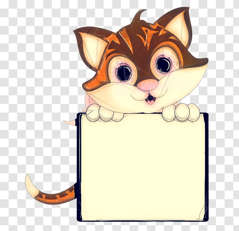 Cat Cartoon - Doodle - Fictional Character Fawn Transparent PNG