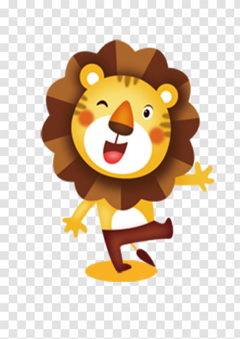 Lion Dance Tiger Cartoon - Mascot Transparent PNG