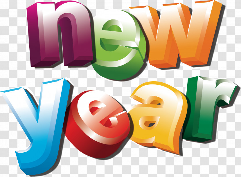 Happy New Year New Year Transparent PNG